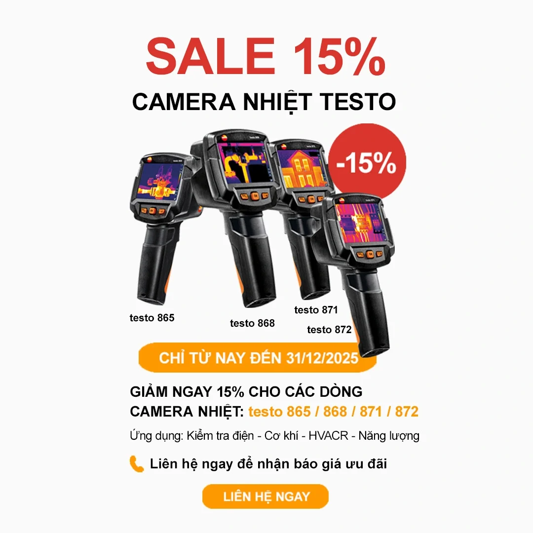 giảm giá máy ảnh nhiệt Testo