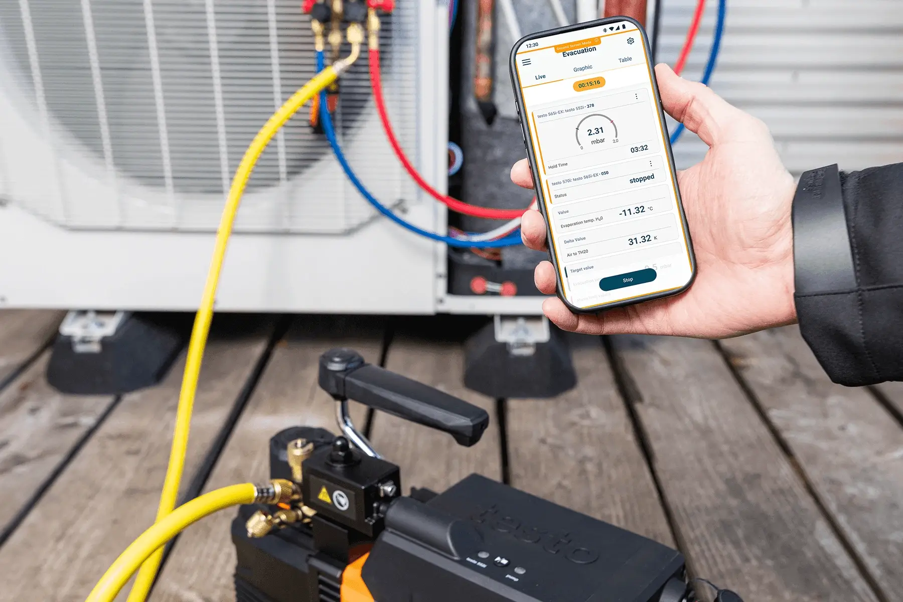 testo 565i kết nối testo Smart App