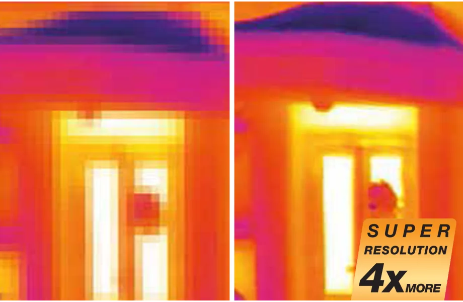 Hình ảnh sắc nét của camera nhiệt testo 871