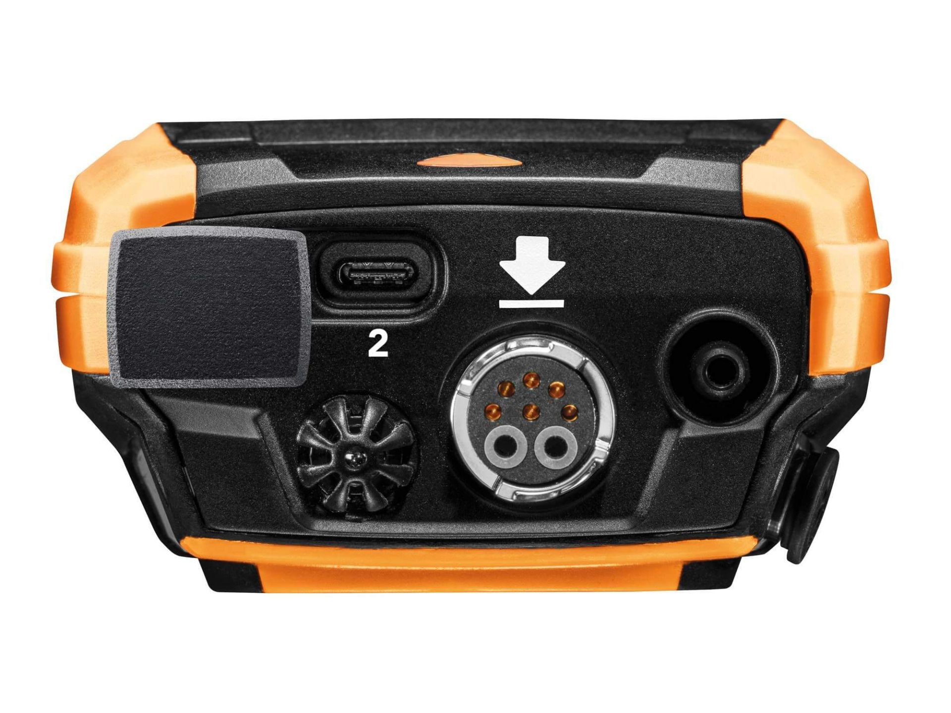Nhiều cổng kết nối trên testo 300