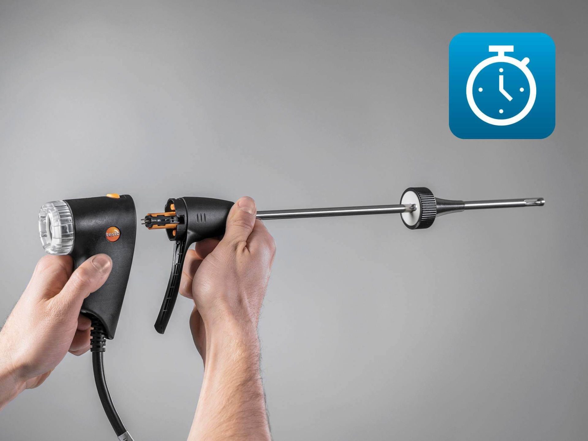 Thay thế đầu lấy mẫu testo 300