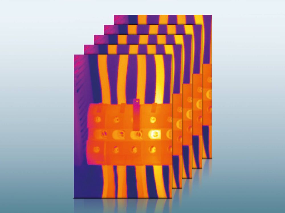 hình ảnh nhiệt hồng ngoại siêu phân giải của thiết bị điện (2)