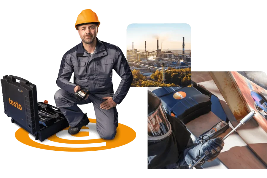 Phân tích khí thải công nghiệp hiệu quả với Testo