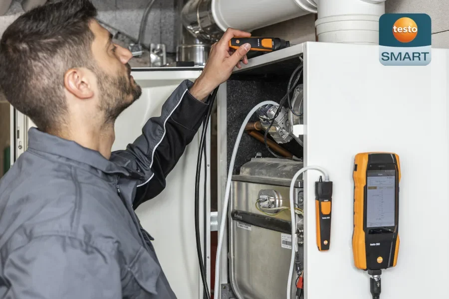 phân tích khí thải công nghiệp với testo 300