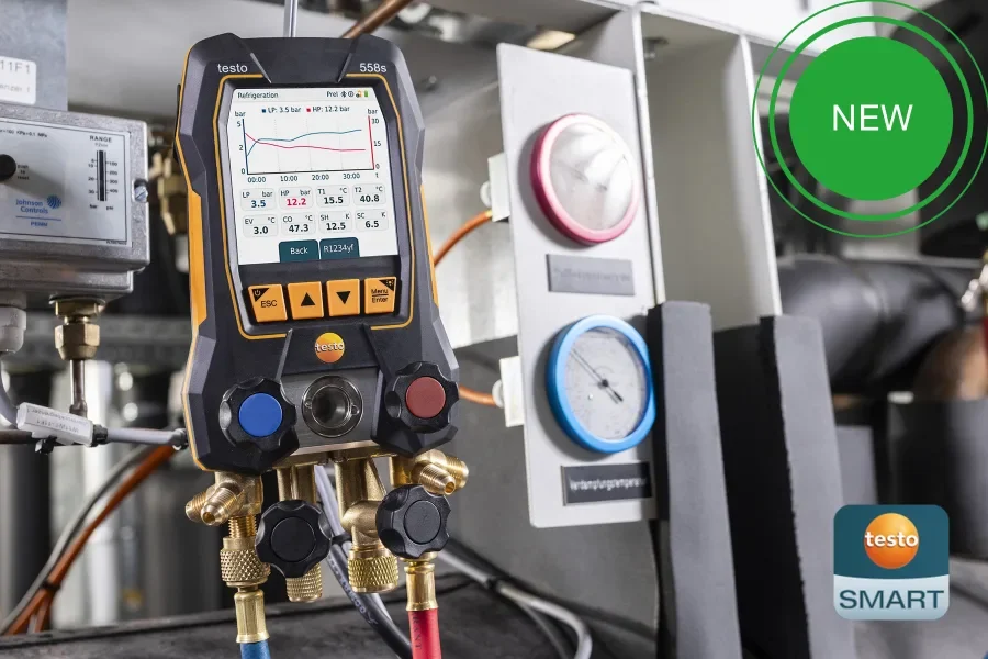 thiết bị đo gas lạnh mới testo 558s kỹ thuật số