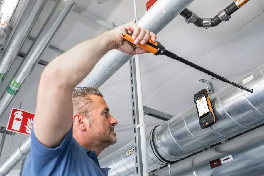 thiết bị đo khí hậu đa năng testo 400 màn hình cảm ứng