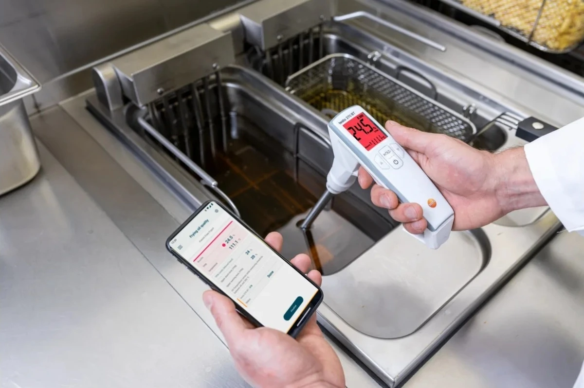 kiểm soát dầu chiên testo 270