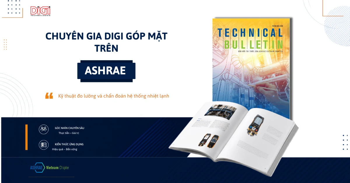 Digi góp mặt trên tạp chí kỹ thuật của ASHRAE Vietnam Chapter