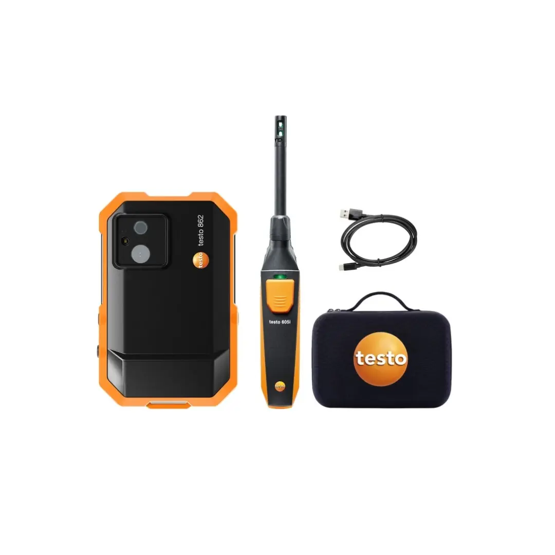 Máy ảnh nhiệt (256 × 192 pixel) và nhiệt ẩm kế - testo 862-2 Mould Kit