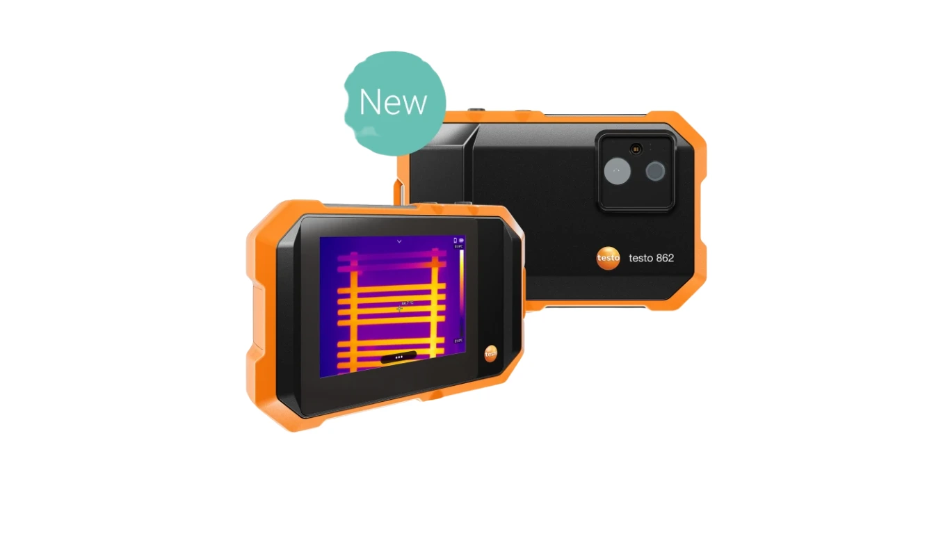 testo 862 với thiết kế nhỏ gọn bỏ túi
